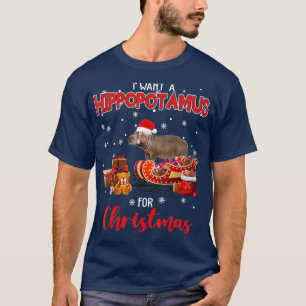 Ich Wollte einen Hippopotamus für Weihnachten Hipp T-Shirt