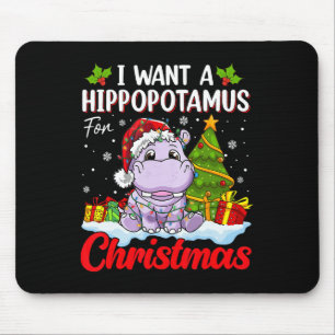 Ich Wollte einen Hippopotamus für Weihnachten Paja Mousepad