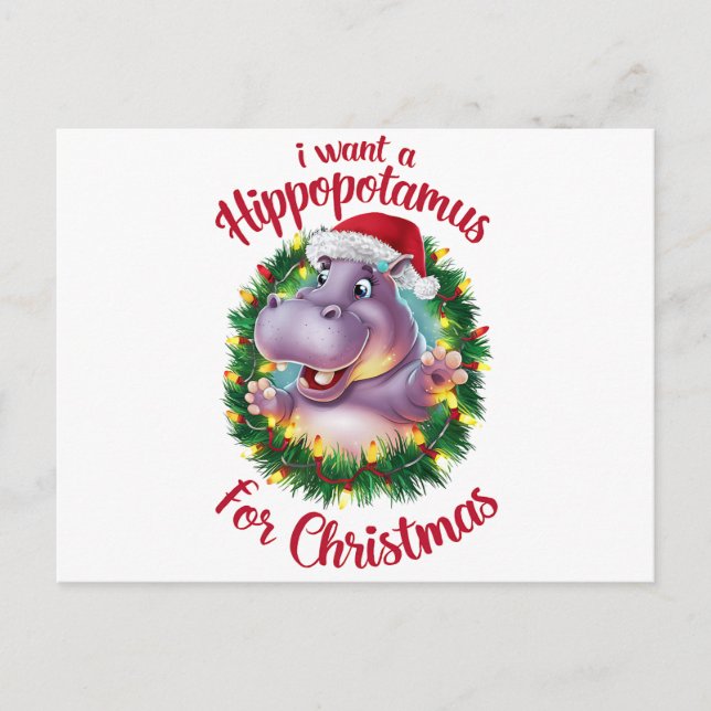 Ich Wollte einen Hippopotamus für Weihnachten Weih (Vorderseite)