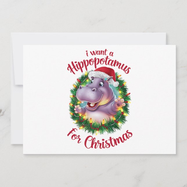 Ich Wollte einen Hippopotamus für Weihnachten Weih (Vorderseite)