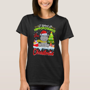 Ich Wollte einen Hippopotamus zu Weihnachten Niedl T-Shirt