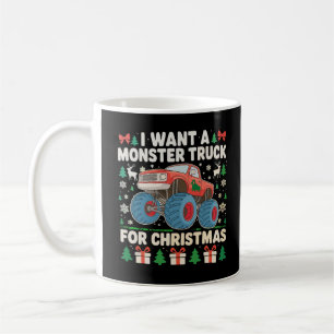 Ich Wollte einen Monster Truck für Weihnachten Ugl Kaffeetasse