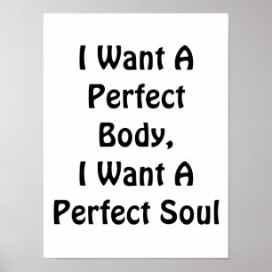 Ich Wollte einen perfekten Körper, ich Wollte ein Poster