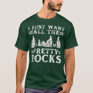 Ich Wollte einfach alle Hübschen Rocks Funny Funny T-Shirt