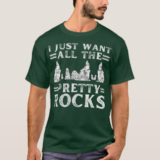 Ich Wollte einfach alle Hübschen Rocks Funny Funny T-Shirt