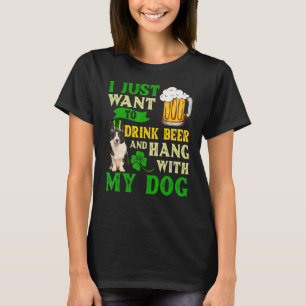Ich Wollte einfach, Bier zu trinken und mit meinem T-Shirt