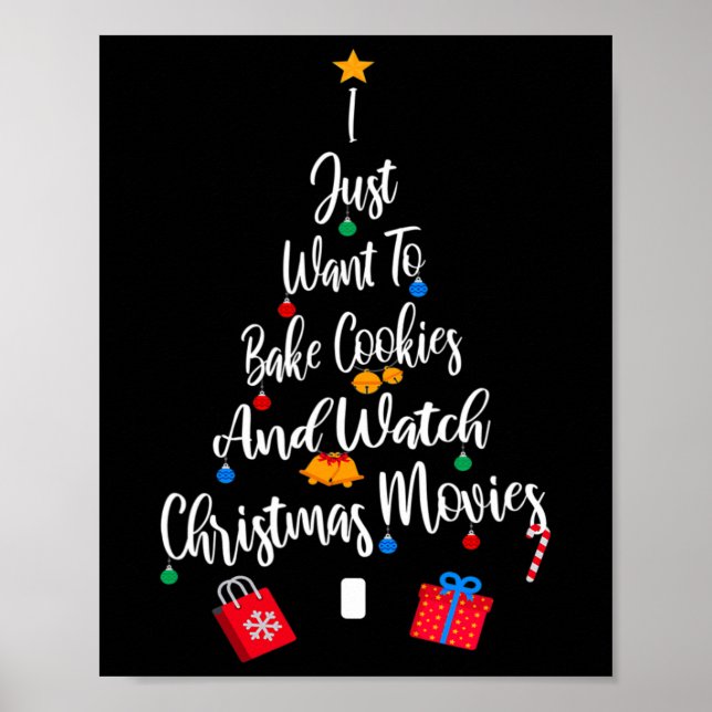 Ich Wollte einfach Cookies zu sehen und Weihnachte Poster (Vorne)