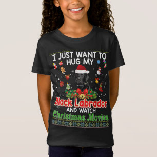 Ich Wollte einfach, meinen schwarzen Labrador Hund T-Shirt
