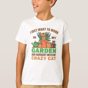 Ich Wollte einfach, mit meinem Garten zusammen zu T-Shirt
