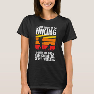 Ich Wollte einfach mit meinem Hundeschlitten wande T-Shirt