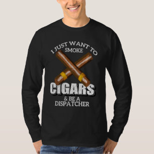 Ich Wollte einfach zu rauchen Zigarren und bin Abs T-Shirt
