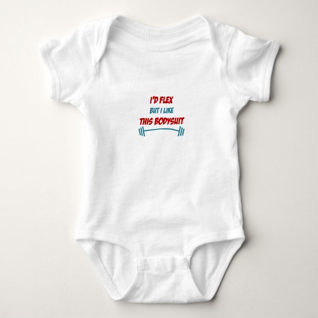 Ich wollte Flex aber.. Baby Strampler (Vorderseite)