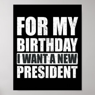 Ich Wollte für meinen Geburtstag ist ein neuer Prä Poster