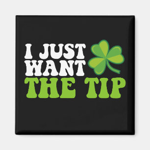 Ich Wollte gerade den Tipp-Kleeblatt St Patrick's  Magnet