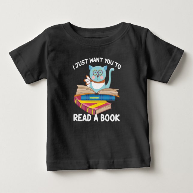 Ich Wollte gerade ein Buch lesen Baby T-shirt (Vorderseite)