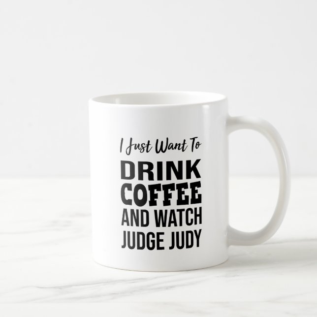 Ich Wollte gerade, Kaffee zu trinken und Judge Jud Kaffeetasse (Rechts)