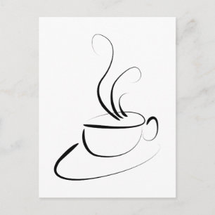 Ich Wollte Kaffee Postkarte