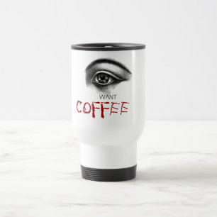 ICH wollte KAFFEE Reisebecher