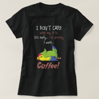 Ich wollte Kaffee und Papagei T-Shirt