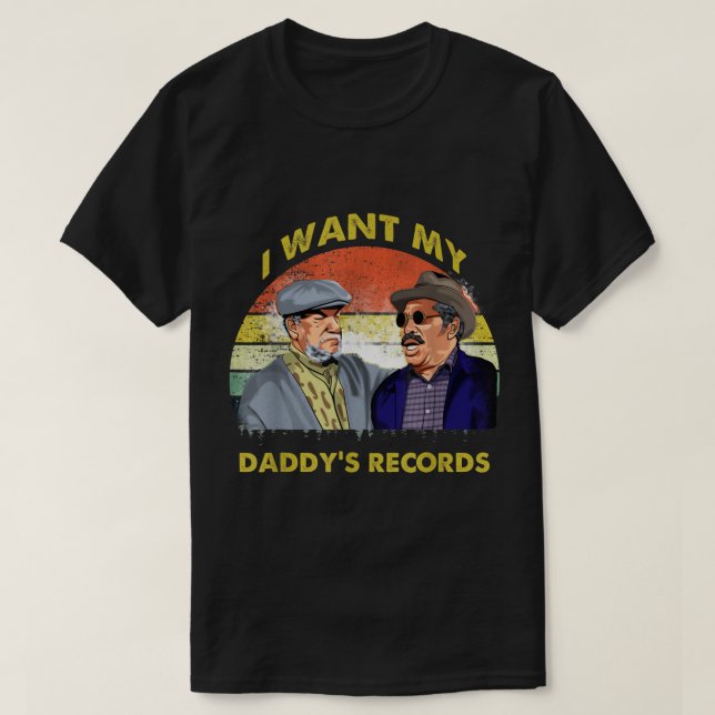 Ich wollte meine Daddys Platten Son in Sanford Cit T-Shirt (Design vorne)
