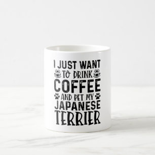 Ich Wollte, meine japanische Terrier zu pflegen Kaffeetasse