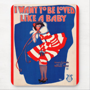 Ich Wollte, mich wie ein Baby lieben zu lassen Mousepad