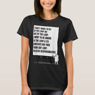 Ich Wollte nicht, in der Schlange zu stehen oder i T-Shirt