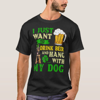 Ich Wollte nur, Bier zu trinken und mit meinem Deu T-Shirt