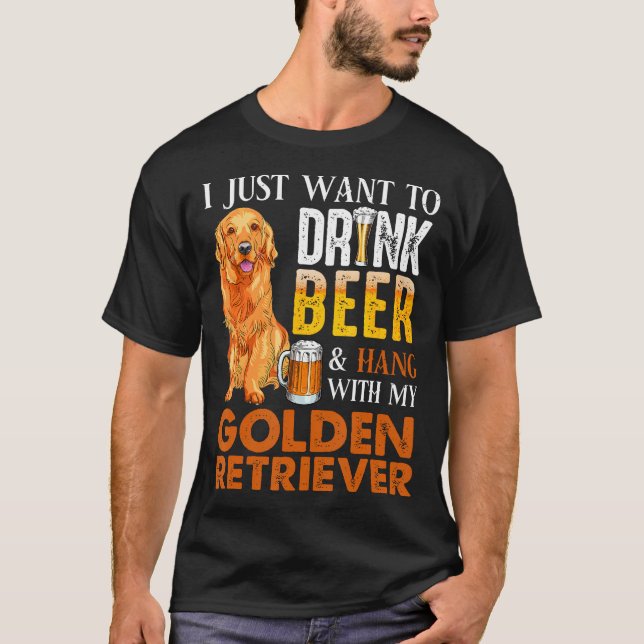 Ich Wollte nur, Bier zu trinken und mit meinem Gol T-Shirt (Vorderseite)