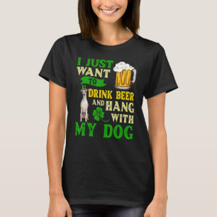 Ich Wollte nur, Bier zu trinken und mit meinem Hip T-Shirt