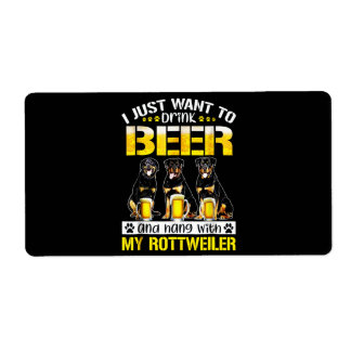 Ich wollte nur, Bier zu trinken und mit meinem Hun