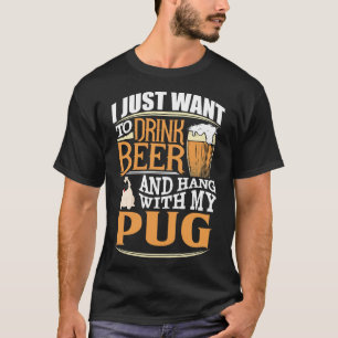 Ich Wollte nur, Bier zu trinken und mit meinem Mop T-Shirt