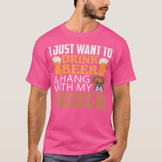 Ich Wollte nur, Bier zu trinken und mit meiner Sch T-Shirt