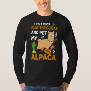 Ich Wollte nur, Gitarre zu spielen und meine Alpac T-Shirt