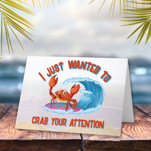 Ich wollte nur Ihre Aufmerksamkeit erregen Karte