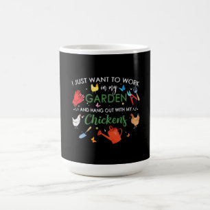 Ich Wollte nur, in meinem Garten zu arbeiten und H Kaffeetasse