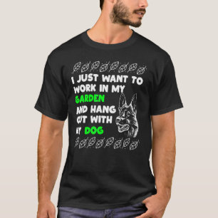 Ich Wollte nur, in meinem Garten zu arbeiten und m T-Shirt