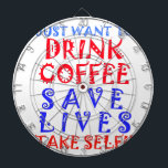 Ich wollte nur, Kaffee zu trinken Dartscheibe<br><div class="desc">Mit unserem "Ich Wollte gerade Kaffee trinken, Leben Gerettet und Selfide nehmen" fett gedruckt "Ihr Platz beleben". Informieren Sie Ihre Zuhause oder Ihr Büro mit einer Touch von Spaß und Motivation durch unseren "I Just Woll to Drink Coffee, Rett Lives & Take Selfy" fett gedruckten Text, der im Online-Shopping-Shop von...</div>