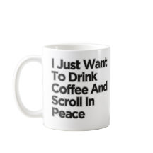 Ich Wollte nur, Kaffee zu trinken, komisch, sarkas