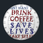 Ich wollte nur, Kaffee zu trinken Rette Leben Dartscheibe<br><div class="desc">Mit unserem "Ich Wollte gerade Kaffee trinken, Leben Gerettet und Selfide nehmen" fett gedruckt "Ihr Platz beleben". Informieren Sie Ihre Zuhause oder Ihr Büro mit einer Touch von Spaß und Motivation durch unseren "I Just Woll to Drink Coffee, Rett Lives & Take Selfy" fett gedruckten Text, der im Online-Shopping-Shop von...</div>