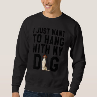 Ich Wollte nur, mit meinem irischen Rot und Weiß z Sweatshirt