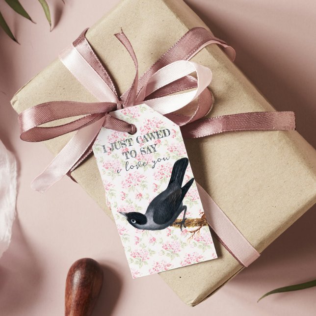 Ich wollte nur sagen, ich Liebe Sie Crow Valentine Geschenkanhänger (Von Creator hochgeladen)