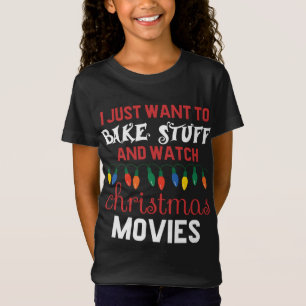Ich Wollte nur, um zu backen und Weihnachten Movi T-Shirt