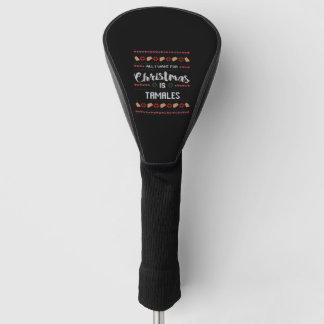 Ich Wollte nur, um zu backen und Weihnachten zu se Golf Headcover