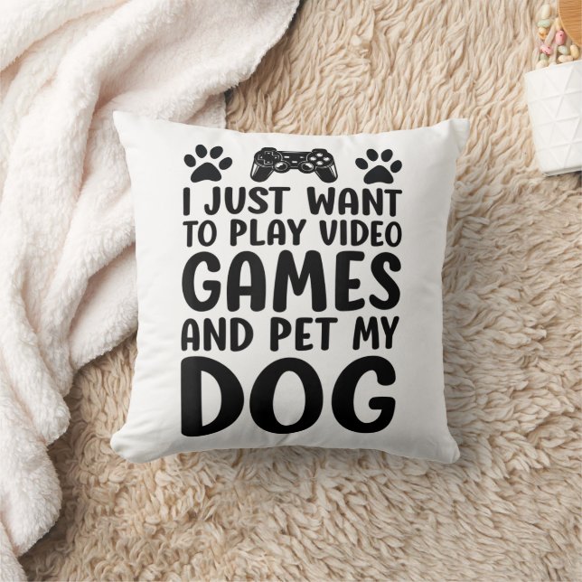 Ich Wollte nur, Videospiele zu spielen und meinen  Kissen (Decke)