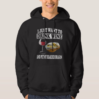 Ich Wollte nur, Wein zu trinken und meinen Bartkor Hoodie