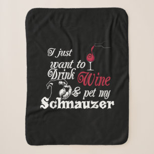Ich wollte nur, Wein zu trinken und meinen Schnauz Sherpadecke