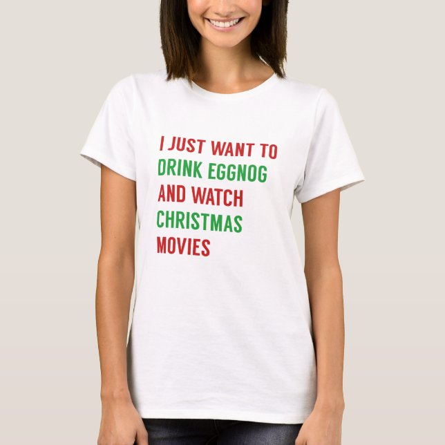 Ich Wollte nur zu T-Shirt (Vorderseite)
