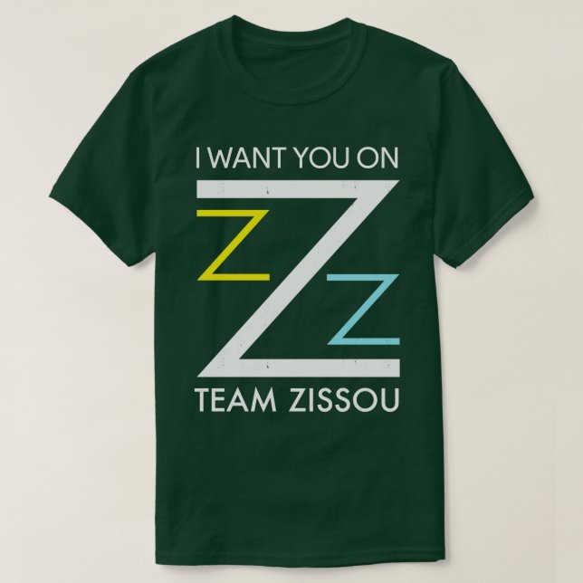 Ich wollte Sie auf Team Zissou T-Shirt (Design vorne)