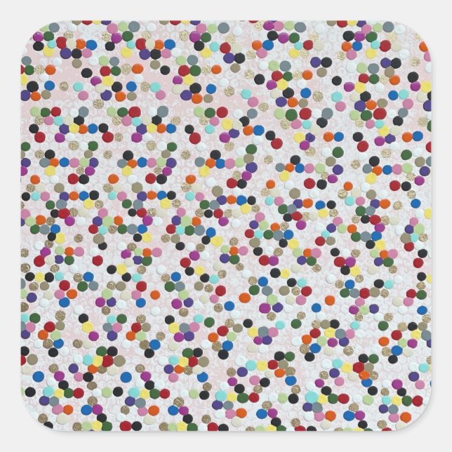 Ich Wollte Süßigkeitsaufkleber Quadratischer Aufkleber (Vorderseite)